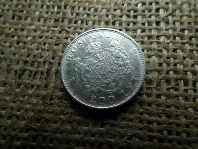 Románia ezüst 200 lei 1942 