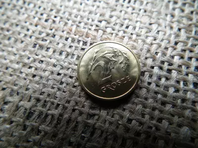 Lengyelország 2 groszy 2001 , verdefényes 