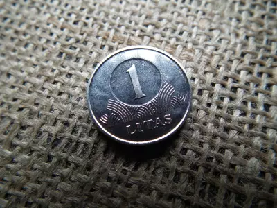 Litvánia 1 litas 2002, verdefényes 