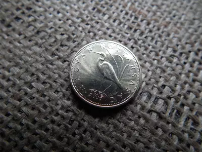 5 forint 2000 , verdefényes 