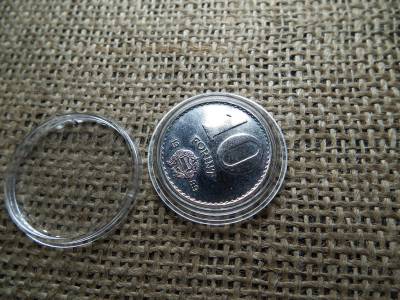 10 forint 1989 , ezüstözött 