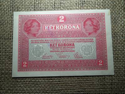 2 korona 1917 , felülbélyegzés ! Felülbélyegzett ! 