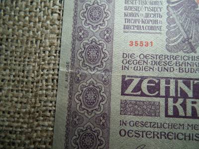 10000 korona 1918 , DÖ  , 2. típus , II. kiadás 