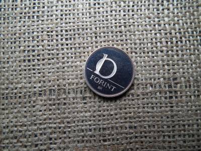 10 forint 2005 PP , tükörveret , József Attila  