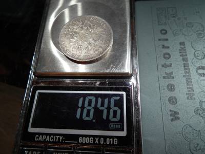 Ezüst 1 Vereinsthaler 1857 A , Bécs , sérült perem Ezüst 1 Vereinsthaler 1857 A , Bécs , sérült perem