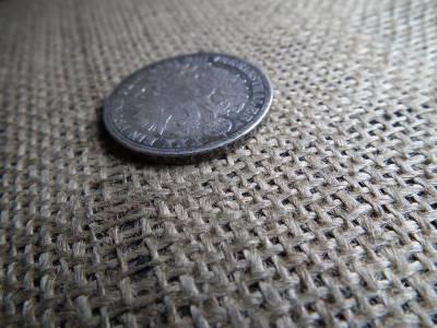 Ezüst 1 Vereinsthaler 1857 A , Bécs , sérült perem 