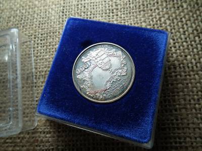 1990 Antal József ezüst emlékérem , PP , doboz + certi 