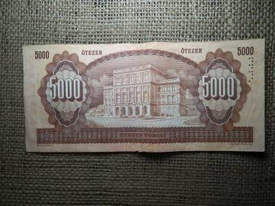 5000 forint 1992 J 