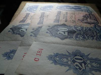 20 pengő 1941 , 3 db sorszámkövető 