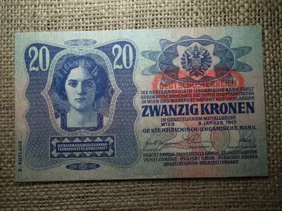 20 korona 1913 , DÖ , II. kiadás  UNC - aUNC 