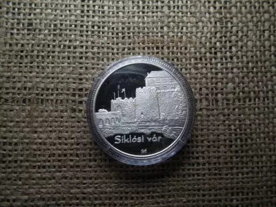 5000 forint 2008 PP - Siklósi vár  , ezüst 