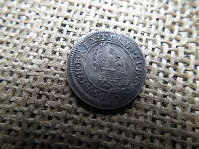 Ferdinánd ezüst 3 krajcár 1625 , kreuzer , gyönyörű