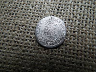 Lipót , ezüst 3 krajcár 1697 C $ , CH , Pozsony , ritka Lipót , ezüst 3 krajcár 1697 C $ , CH , Pozsony , ritka