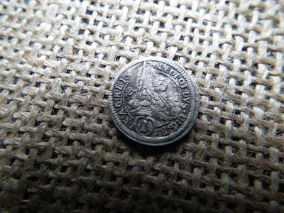 Lipót , ezüst 1 krajcár 1700 , extra , Graz Lipót , ezüst 1 krajcár 1700 , extra , Graz