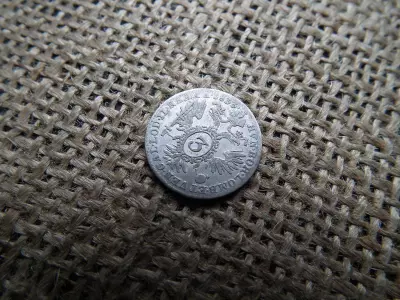 II. Ferenc ezüst 3 krajcár 1833 C , ritkább 