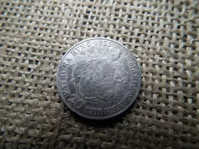 II. Ferenc ezüst 20 krajcár 1833 B