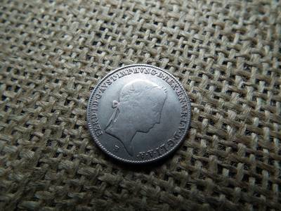 V. Ferdinánd ezüst 10 krajcár 1838 B , ritkább V. Ferdinánd ezüst 10 krajcár 1838 B , ritkább