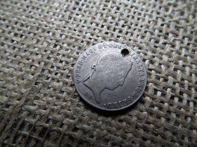 V. Ferdinánd ezüst 10 krajcár 1848 KB , ritka V. Ferdinánd ezüst 10 krajcár 1848 KB , ritka