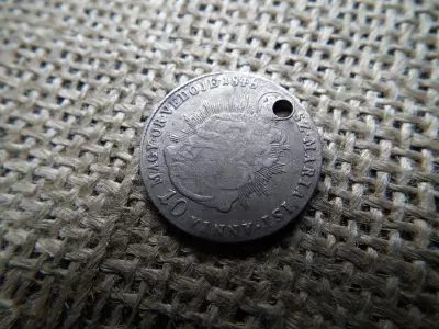 V. Ferdinánd ezüst 10 krajcár 1848 KB , ritka