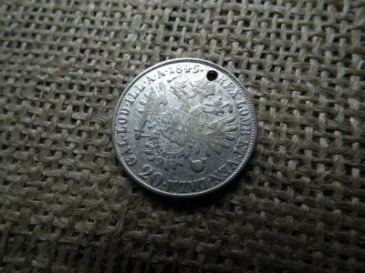 V. Ferdinánd ezüst 20 krajcár 1845 M  , ritkább 