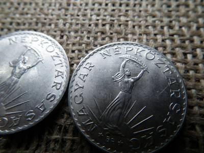 10 forint 1976 mind a kettő verőtőtípus ! Párban ! 