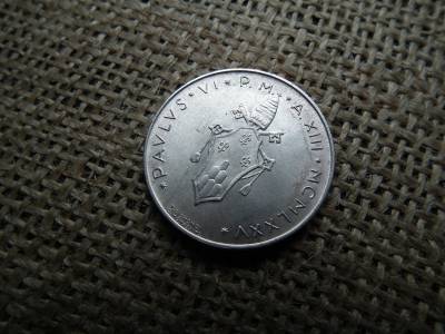 Vatikán , ezüst 500 líra 1975 , Lire , VI. Pál Vatikán , ezüst 500 líra 1975 , Lire , VI. Pál