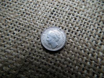 Hollandia , ezüst 10 cents 1944 , cent 