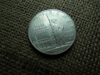 USA ezüst 1 dollár 1986 S , dollar , PP 