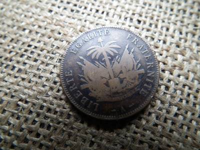 Haiti 2 centimes 1894 , centime , cent. 