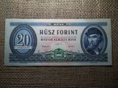 20 forint 1957 , ritka , extra , alacsonyabb sorszám