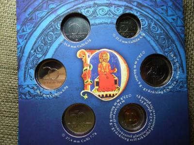 SZENT ISTVÁN ezüst dénárja forgalmi sor 2014 BU