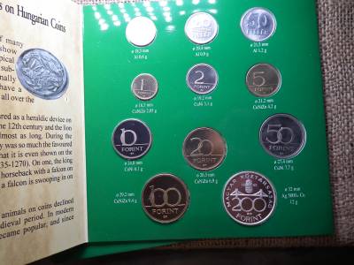 Magyarország pénzérméi forgalmi sor 1995 PP , nagyon szép ! Így ritka ! Magyarország pénzérméi forgalmi sor 1995 PP , nagyon szép ! Így ritka !