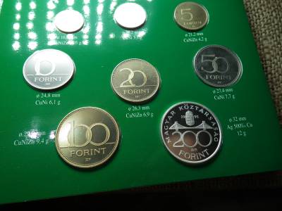 Magyarország pénzérméi forgalmi sor 1995 PP , nagyon szép ! Így ritka ! Magyarország pénzérméi forgalmi sor 1995 PP , nagyon szép ! Így ritka !