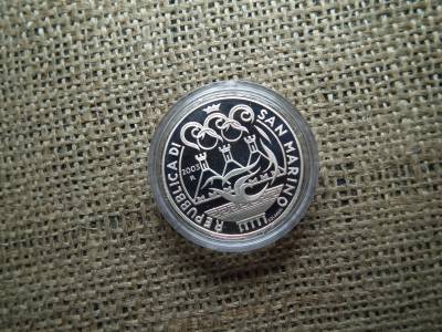 San Marino , ezüst 10 euró 2004 , euro 