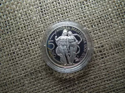 San Marino , ezüst 5 euró 2006 , euro