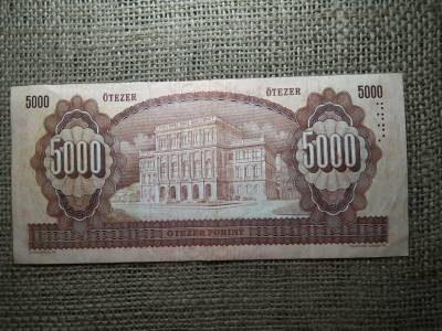 5000 forint 1992 J , nagyon szép 