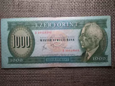 1000 forint 1983 B , Bartók 