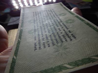 Ötvenezer adópengő 1946 , sorszámos , vízjeles , 50000 Ötvenezer adópengő 1946 , sorszámos , vízjeles , 50000