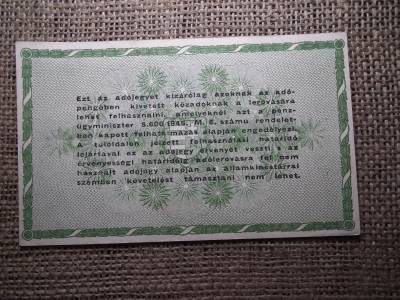 Ötvenezer adópengő 1946 , vízjel nélküli 