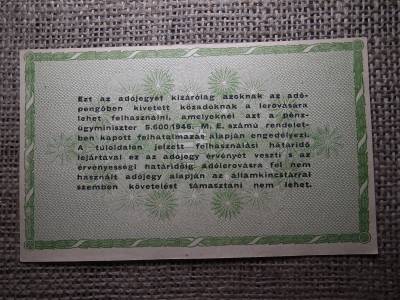 Ötvenezer adópengő 1946 , vízjeles ! 