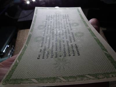 Ötvenezer adópengő 1946 , vízjeles ! Ötvenezer adópengő 1946 , vízjeles !