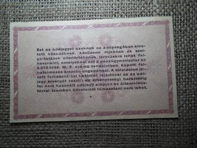 Százezer adópengő 1946 , vízjeles , sorszámos  ! 