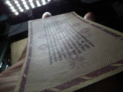 Százezer adópengő 1946 , vízjeles , sorszám nélkül ! 