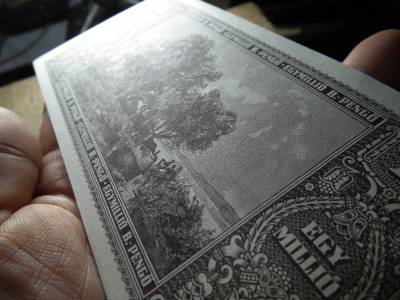 Egymillió B.-pengő 1946 