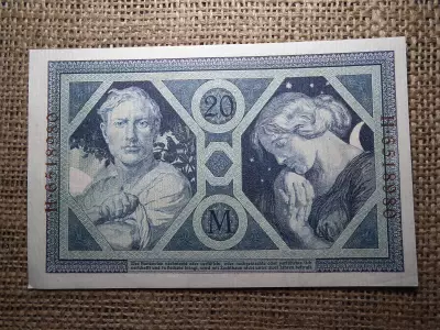 20 márka 1915 , Mark Reichsbanknote