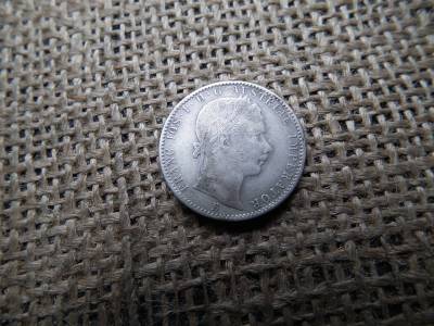 Ezüst 1/4 florin 1860 B Ezüst 1/4 florin 1860 B