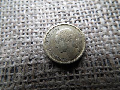 Franciaország 10 frank 1954 , francs , ritka 