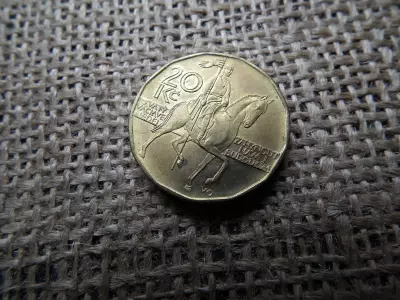 Csehország 20 korun 2012 , korona 