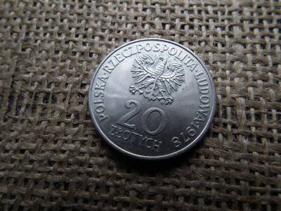 Lengyelország 20 Zlotys 1978 , Zloty , Lengyelország 20 Zlotys 1978 , Zloty ,