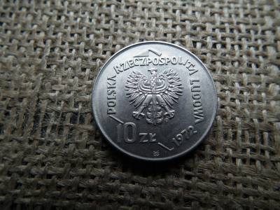 Lengyelország 10 Zlotys 1972 , Zloty , Lengyelország 10 Zlotys 1972 , Zloty ,